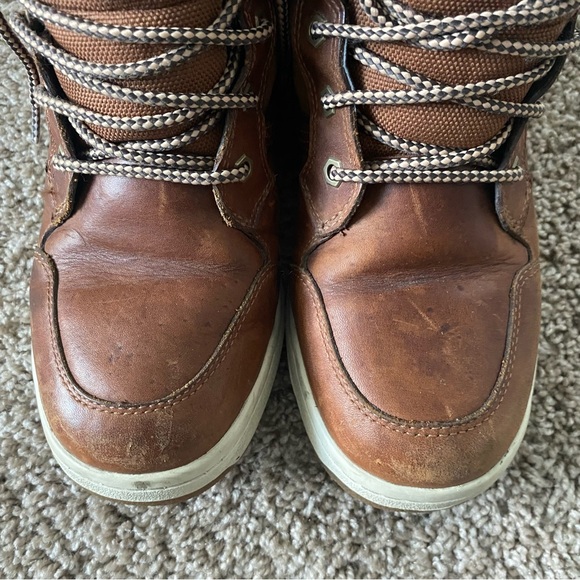 Timberland Gently Used Men's Raystown Waterproof Leather Brown Boots Size 7.5 - Picture 5 of 16